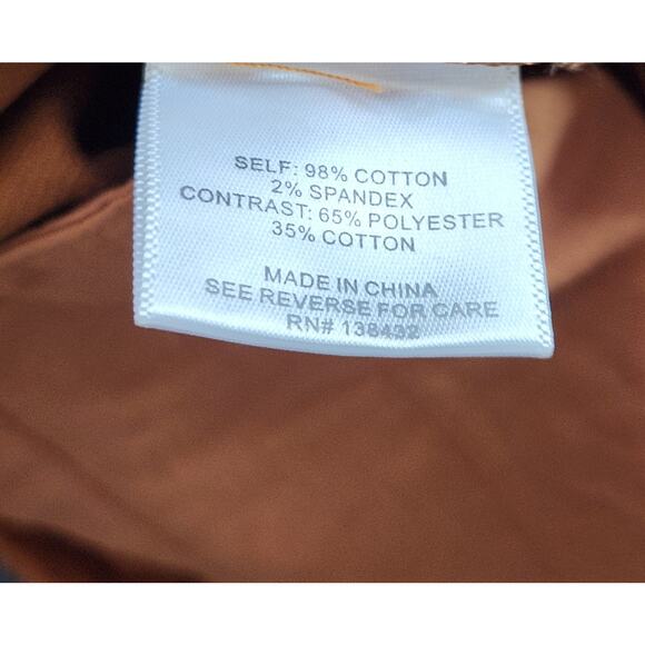 Women's size 14 Brown Corduroy Wide Leg Fall Pants by ModCloth - Picture 11 of 12